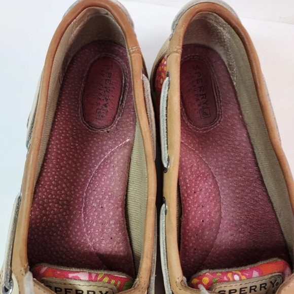 Sperry 9102245 Angelfish Floral Boat Shoes Top Siders in Size 8M - Picture 10 of 12